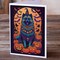 Edge Collections - 5" x 7" - Multicolor - Keeshond Witchy Halloween Greeting Cards - 8 Pieces